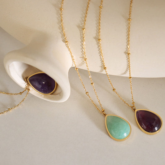 Natural Raw Gemstone Necklace